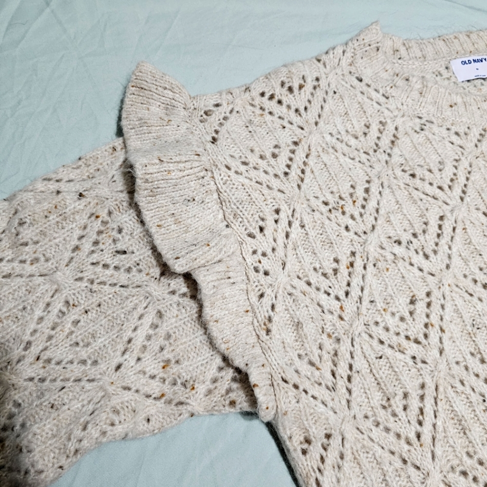 NWOT Old Navy Oatmeal Sweater Sz 3X - Picture 2 of 4